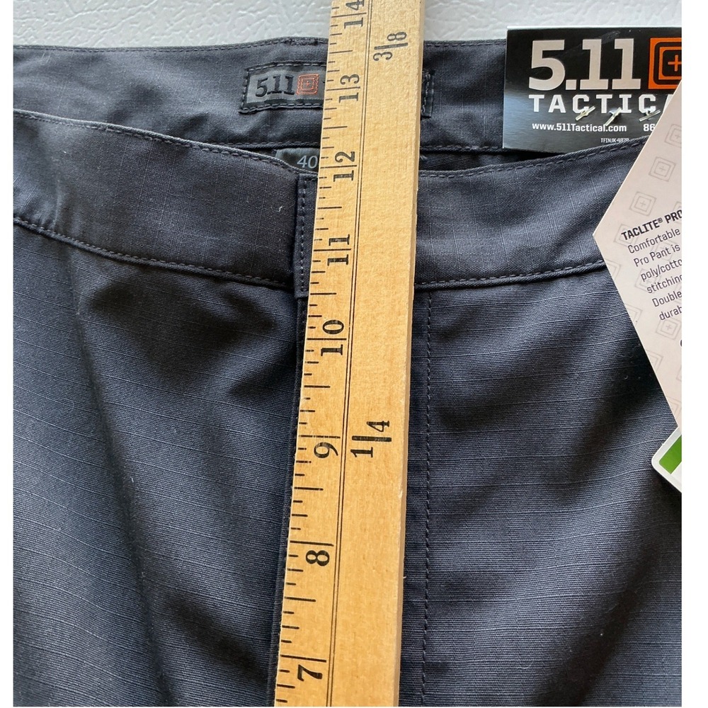 5.11 Tactical Taclite Pro Pant Mens 40x30 Grey Ripstop Cargo Work Pants - Picture 10 of 11